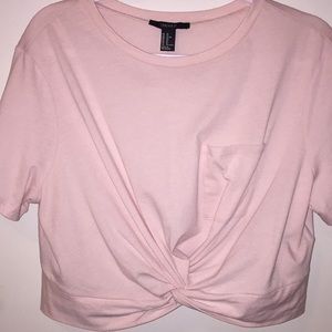Pink Crop Top